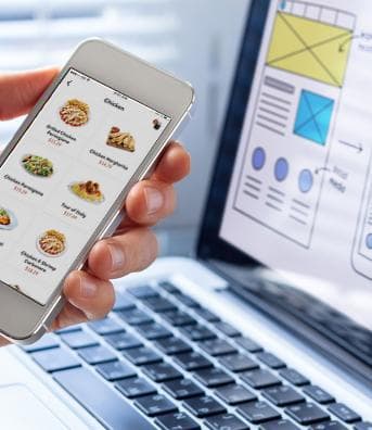 Olive Garden mobile checkout screen