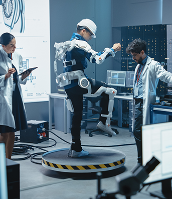 Robotics extends intelligence into the physical world