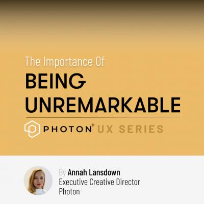 The Importance of Being Unremarkable 