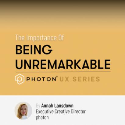 The Importance of Being Unremarkable 